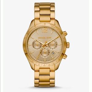 Michael Kors Oversized Gold Tone Watch